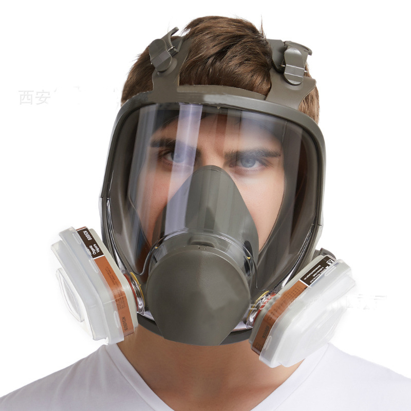 Anti Pollution Mask - Antibeschlag, staubdicht, 6800, Vollgesichts-Gasmaske, Malerei, Sprühen,