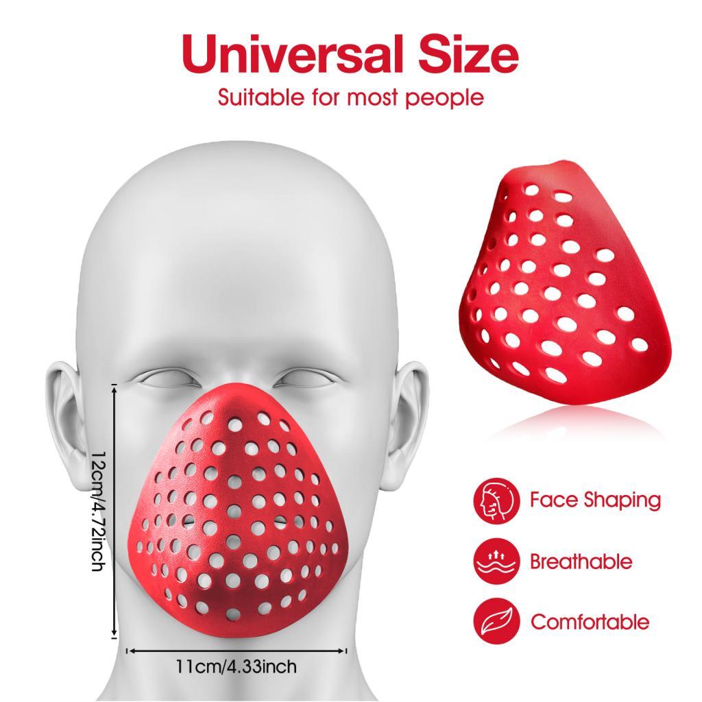 Silicone Mask Bracket - 3D-Maske Innenhalterung Silikon-Gesichtsschalen-Stützrahmen für Erwachsene, Männer,