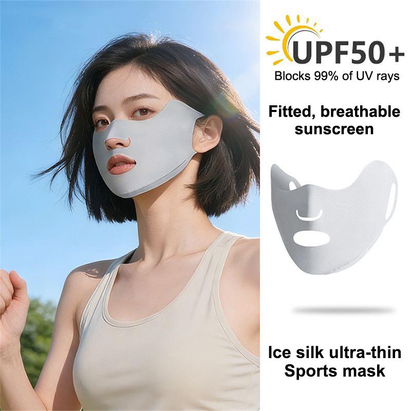 Kids Face Mask - 【B】2 Stück atmungsaktive Eisseidenmaske, waschbare, staubdichte