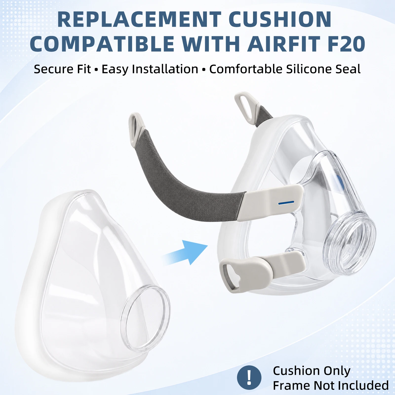 Ersatzteile, die mit AirFit F2 – Silicone Mask Bracket Bewertung und Preis