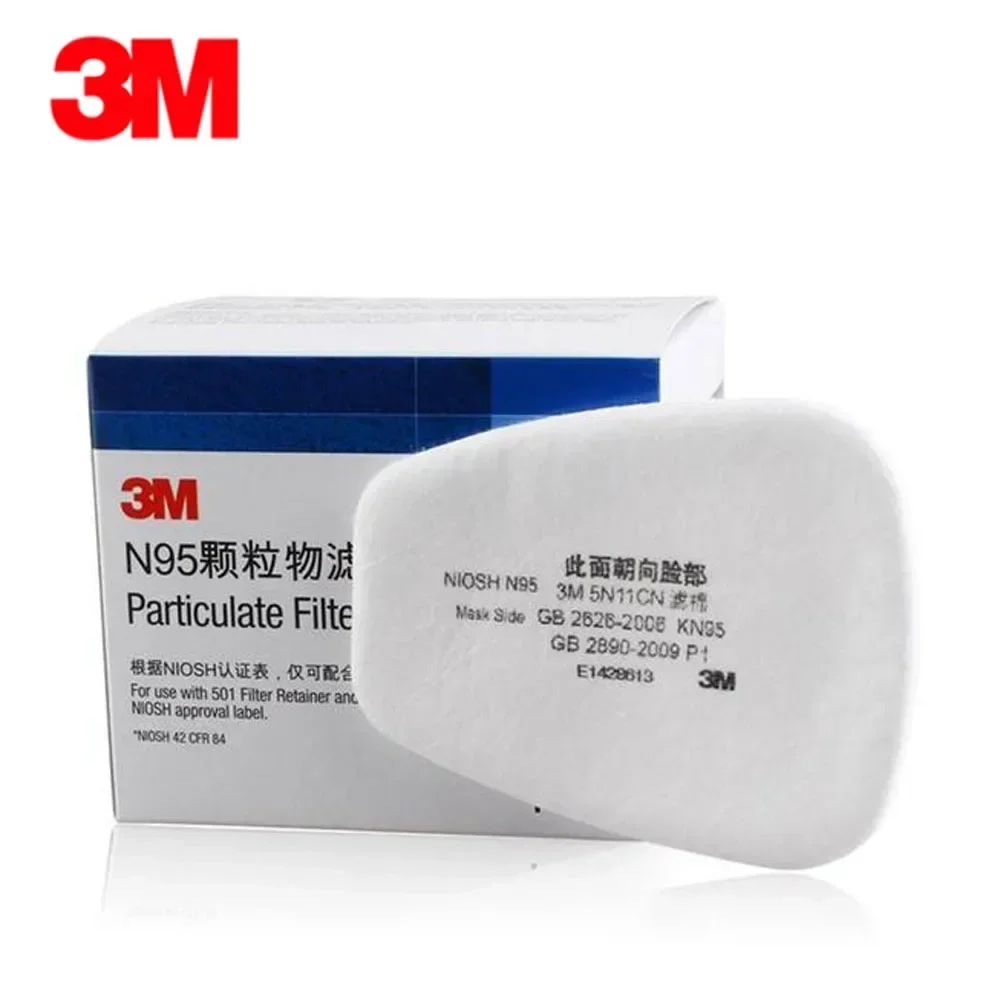 10 Stück/Box 3M 5N11 Baumwollf – Dust Mask Construction Bewertung und Preis